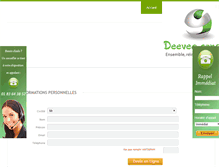Tablet Screenshot of mutuelle-deevea.fr